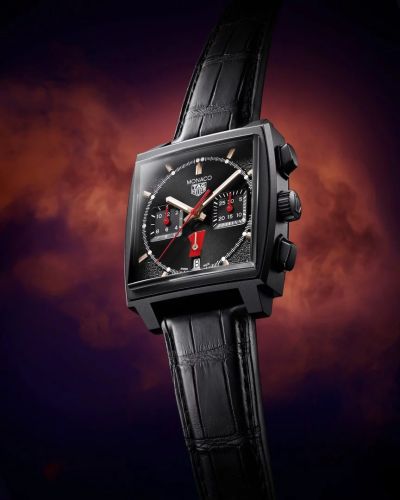 TAG Heuer Monaco Calibre Heuer 02 Titanium DLC / Max Verstappen